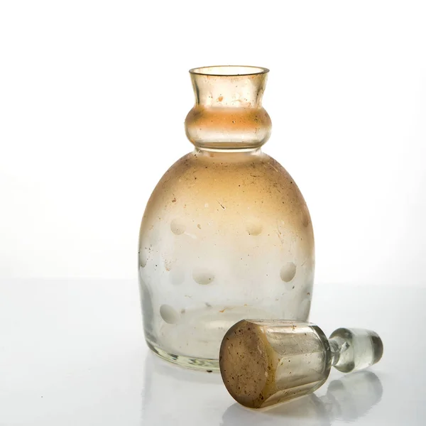 Old glass decanter — Stock Photo, Image