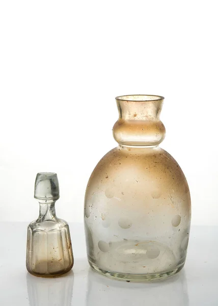 Old glass decanter — Stock Photo, Image