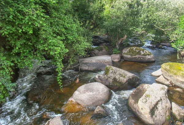 Pont-Aven Brittany nehirde Aven — Stok fotoğraf