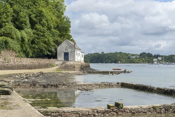 Belon-Fluss in der Bretagne — Stockfoto