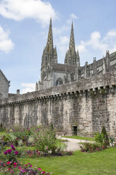 Catedral quimper en Bretaña —  Fotos de Stock