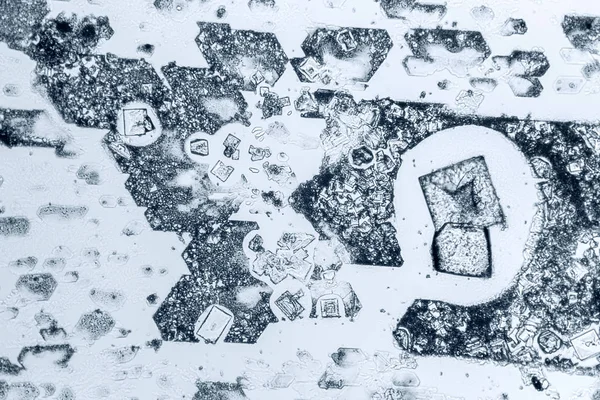 Mikroskobik microcrystal arka plan — Stok fotoğraf