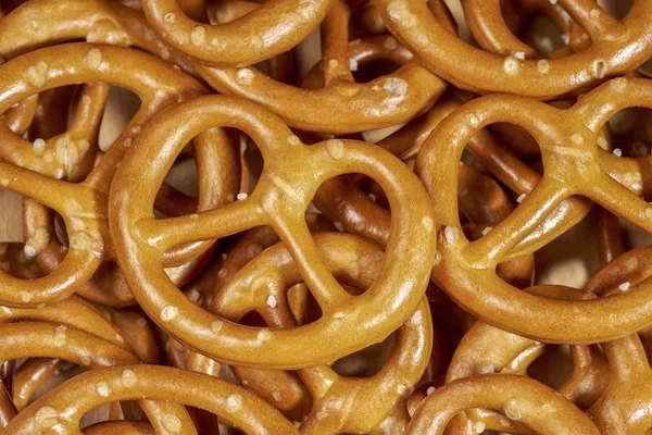Pequena lixívia pretzels close-up — Fotografia de Stock