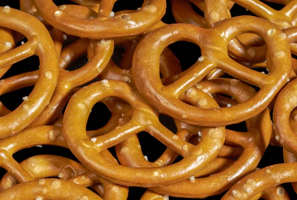 Small lye pretzels closeup — Stock Photo, Image