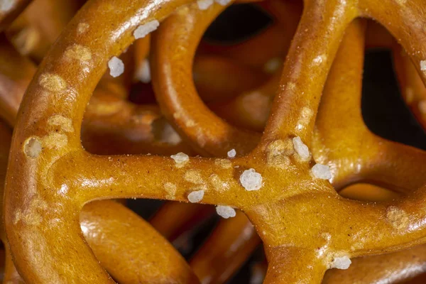 Pequena lixívia pretzels close-up — Fotografia de Stock
