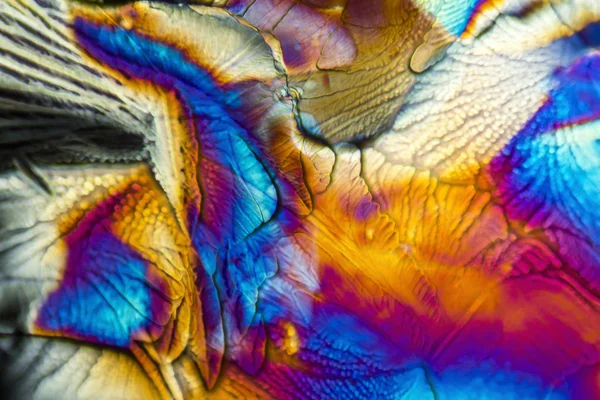 Микроскопические кристаллы Галактозы — стоковое фото