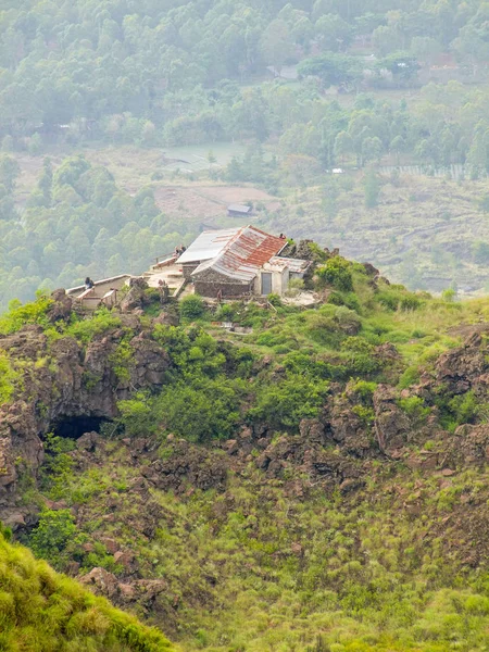 Assentamento em torno do Monte Batur na Indonésia — Fotografia de Stock