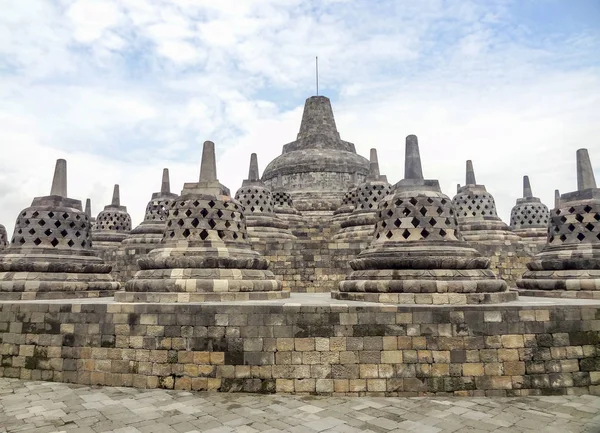 Borobudur a Giava — Foto Stock