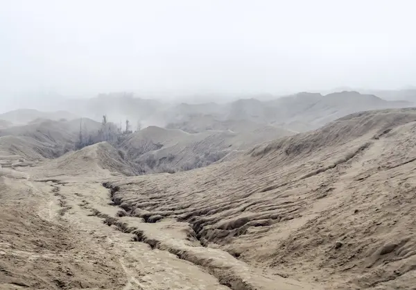 Paesaggio intorno al Monte Bromo in Java — Foto Stock