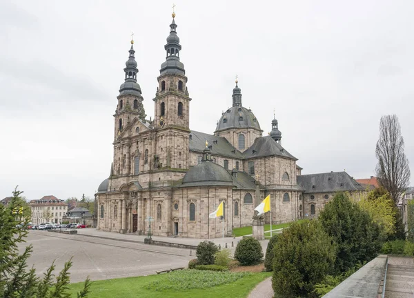 Catedral de Fulda en Fulda, una ciudad en Hesse — Foto de Stock