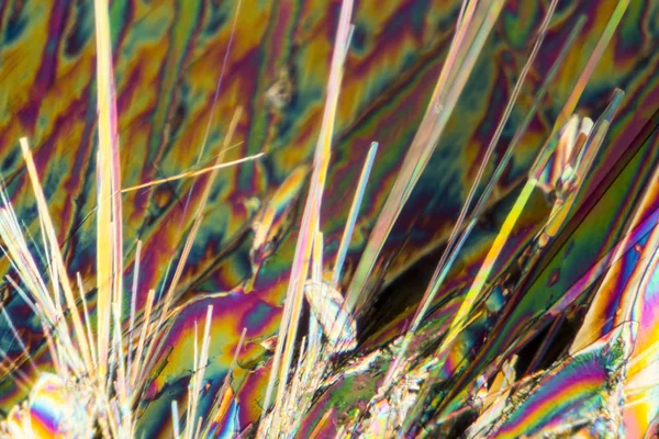 Микрокристаллы карбоната натрия — стоковое фото