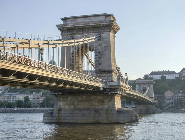 Ponte Chain em Budapeste — Fotografia de Stock