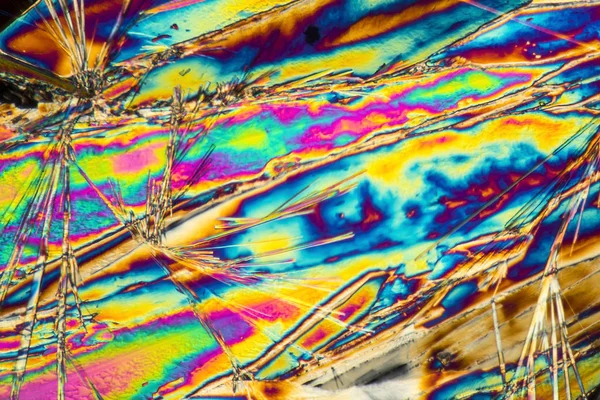 Микрокристаллы карбоната натрия — стоковое фото