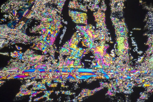 Flytande gödselmedel mikrokristaller — Stockfoto