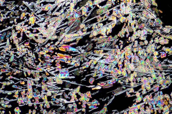 Mikrokristalle für Flüssigdünger — Stockfoto