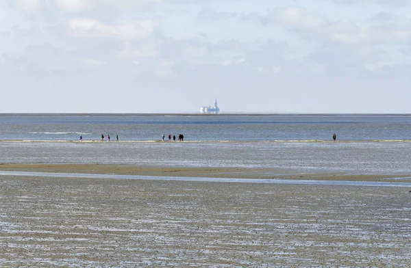 Kustlandschap rond Buesum — Stockfoto