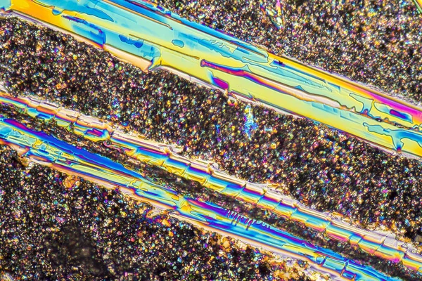 Microcristales de nitrato de sodio — Foto de Stock