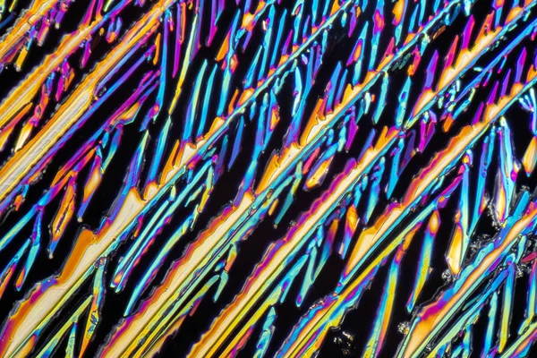 Нитратные микрокристаллы натрия — стоковое фото