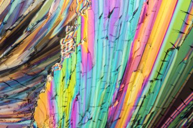 colorful sugar micro crystals clipart