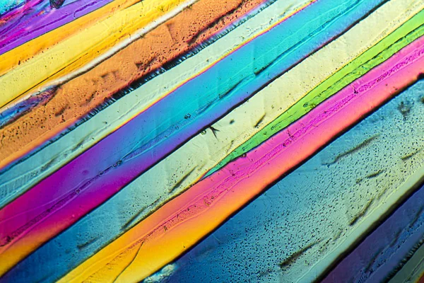Barevné sacharosy mikro krystaly — Stock fotografie