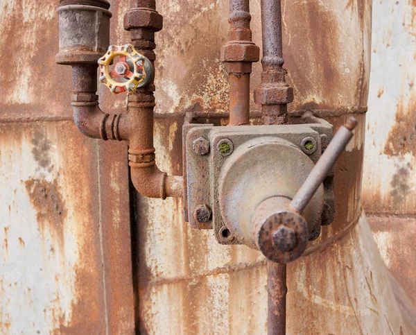 Paisaje industrial oxidado — Foto de Stock
