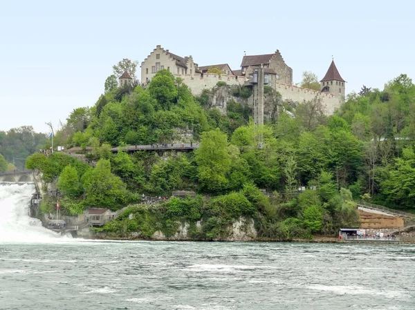 Air Terjun Rhine di Swiss — Stok Foto