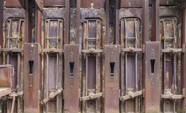 Detalle de maquinaria oxidada — Foto de Stock