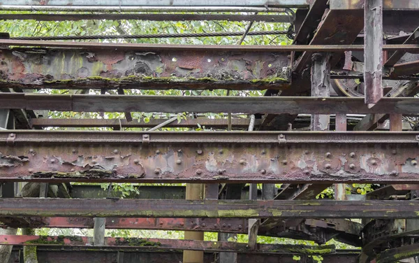 Rusty steel girder detail — Stock Photo, Image