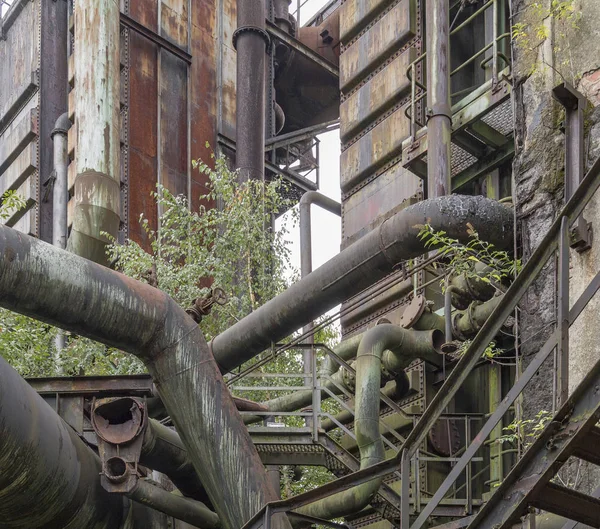 Paisaje industrial degradado — Foto de Stock