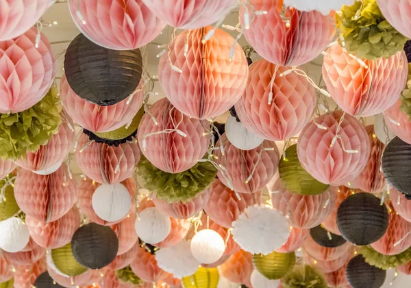 Decoración de bolas de papel — Foto de Stock