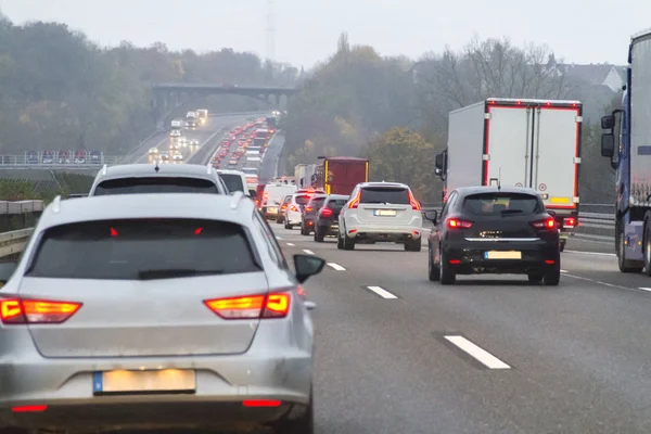 Dusky snelweg landschap — Stockfoto