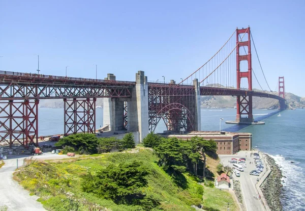 Puente de puerta de oro — Foto de Stock