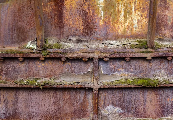 Kolorowe zardzewiały podłoże metaliczne — Zdjęcie stockowe