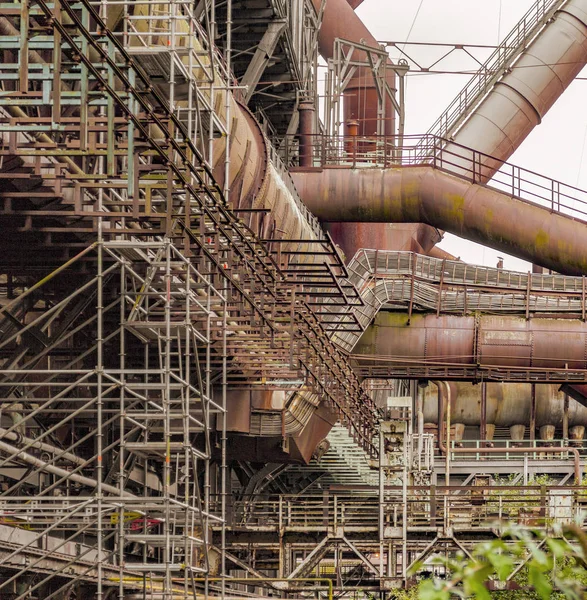 Rostige Industrielandschaft — Stockfoto