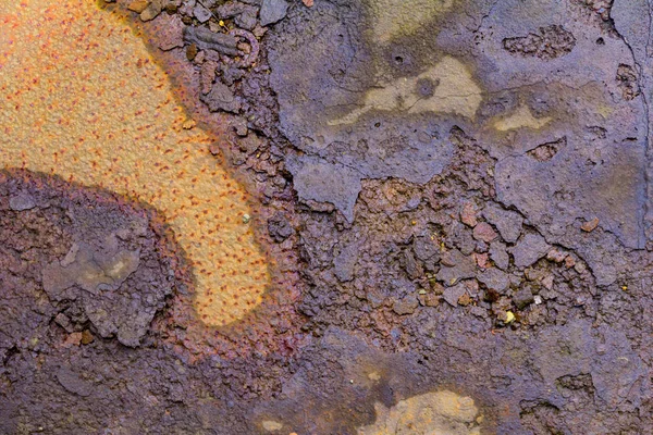 Разноцветный ржавый металлический фон — стоковое фото
