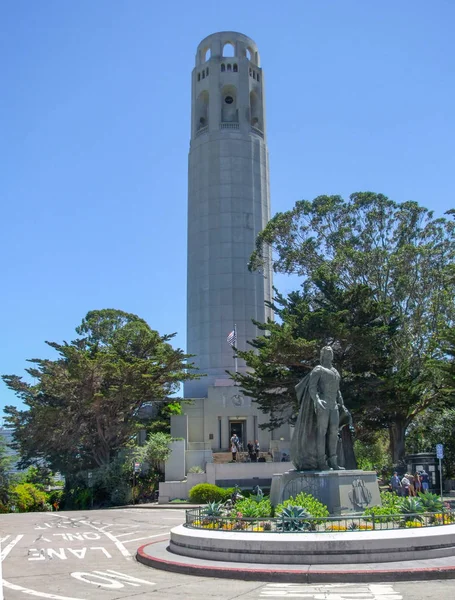 Coit Tower in Telegraph Hill — Stockfoto