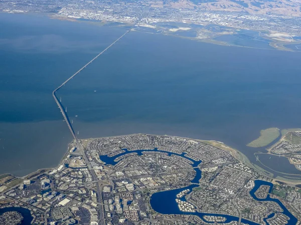 San Francisco Bay aerial view — Stock Photo, Image