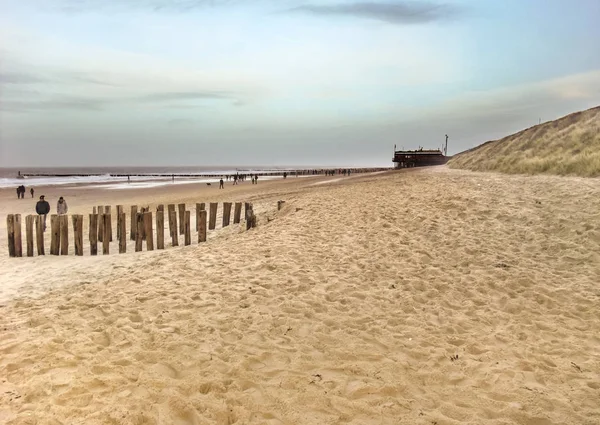 Scenerii nadmorskiej plaży — Zdjęcie stockowe