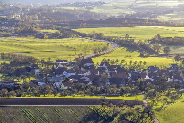 Rond Einkorn in de buurt van Schwaebisch Hall — Stockfoto