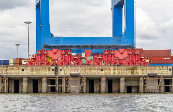 Grues à quai — Photo