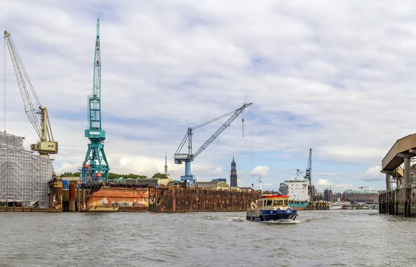 Puerto de Hamburgo — Foto de Stock