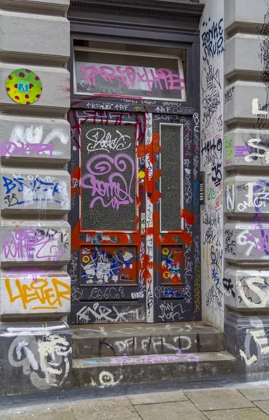 Graffiti en Hamburgo — Foto de Stock