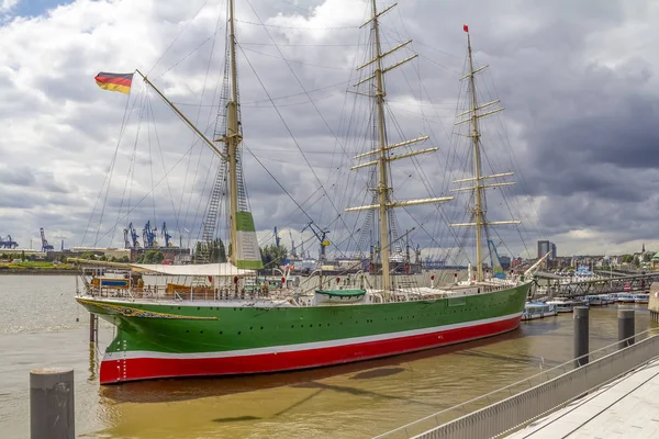 在汉堡的帆船 — 图库照片