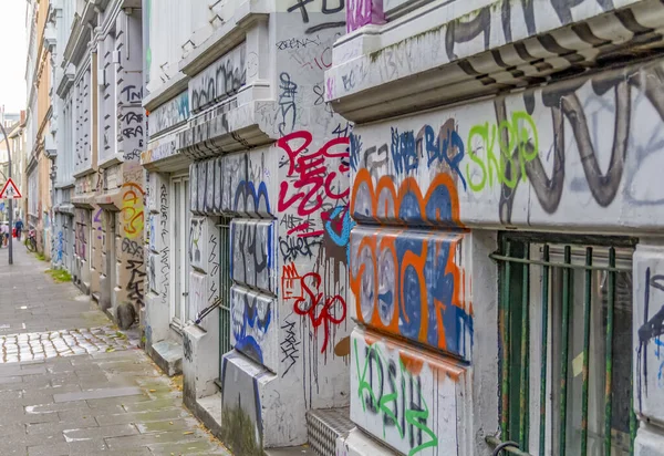Graffiti ad Amburgo — Foto Stock