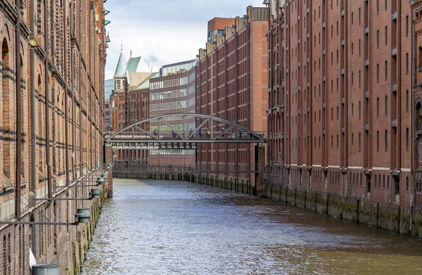 Speicherstadt in Hamburg — Stock Photo, Image