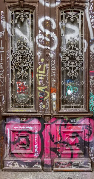 Граффити в Гамбурге — стоковое фото