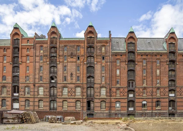 Speicherstadt w Hamburgu — Zdjęcie stockowe