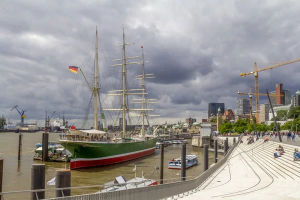 Alrededor de Puerto de Hamburg — Foto de Stock