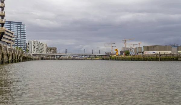 함부르크 항 주변 — 스톡 사진