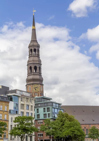 Hamburg stadsutsikt — Stockfoto